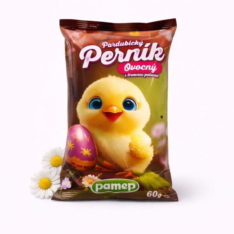 Pardubický perník ovocný velikonoční s polevou 60 g 